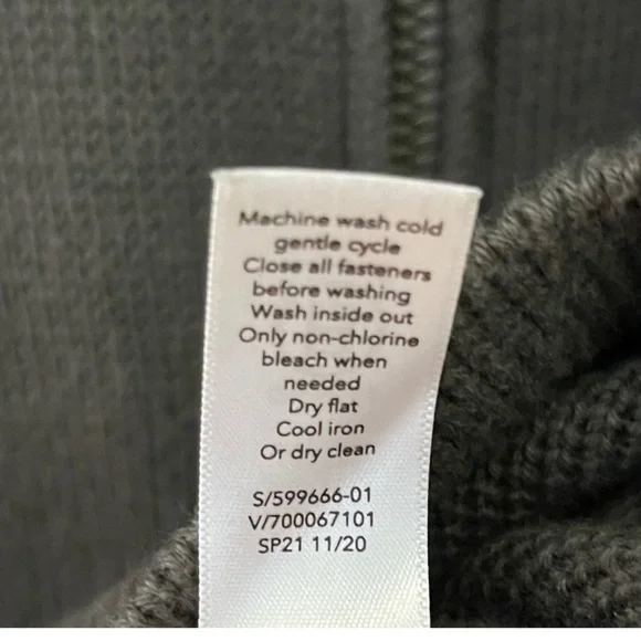 Athleta Aurora Dolman Zip Sweater Green Plus Size M - Picture 8 of 8